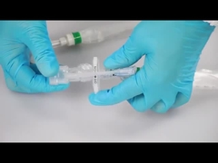 Y-Piece สวิตช์แบบกด 72H ปิด เครื่องดูดเสมหะ