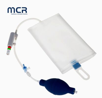 ราคาดี 500ml 1000ml Infusion Bag PVC Pressure Indicator Medical Fluid Infusion Container Suitable Hospital Clinic Applications ออนไลน์