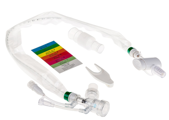 Endotracheal Length 600mm Closed Suction Catheter 16Fr Closed Inline Suction for Airway Management