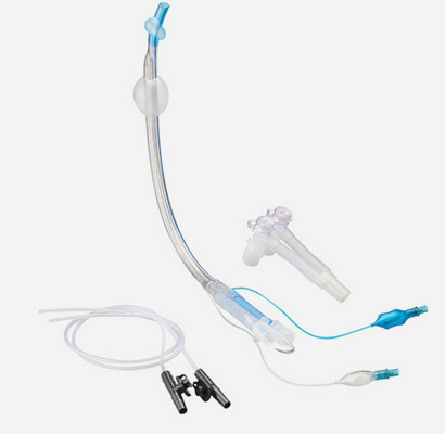 ราคาดี กล่องระบายอากาศ PVC ละเอียดขนาดเล็ก หลอด Endobronchial Double Lumen สําหรับการดําเนินการในหลอดอกและ CVD ออนไลน์