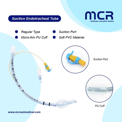 ราคาดี ท่อ Endotracheal PVC ที่อ่อนกว่าที่มี Port ช่องดูด ออนไลน์