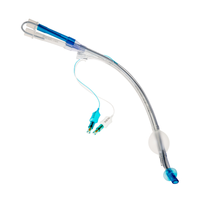 อุปกรณ์การแพทย์ใช้ครั้งเดียว ช่องวีดีโอ ช่องมองเห็น หลอด Endobronchial Double Lumen โดยไม่มีกล้อง