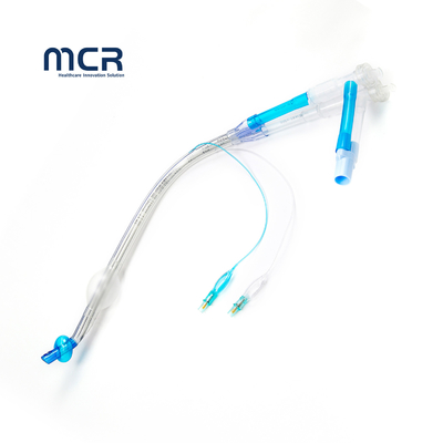 PVC Double Lumen Medical Endobronchial Tube ในด้านซ้ายและขวา