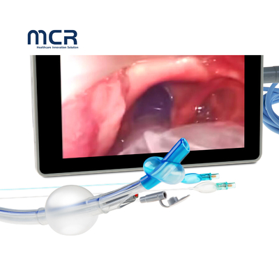PU Cuff Digital Camera Endobronchial Tube กับจุดหลอดแสงสองตัว