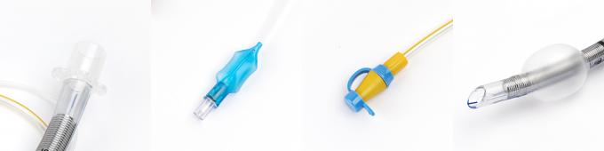 ผลิตภัณฑ์การแพทย์ที่ใช้ครั้งเดียว PU Cuff เสริมท่อ Endotracheal ด้วย Port ช่องดูด 1
